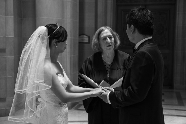 舊金山市政廳登記証婚流程